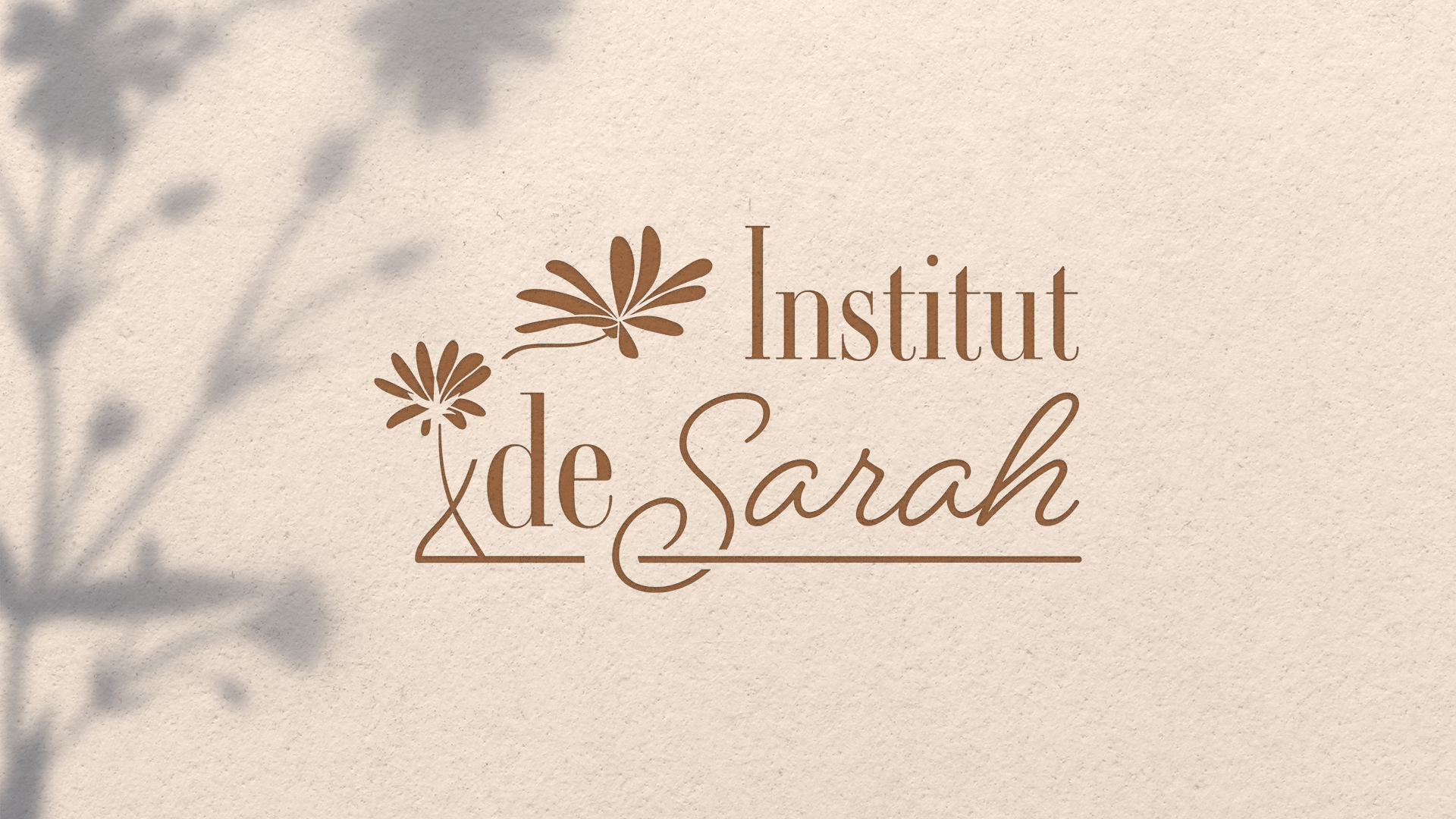 Présentation du logo de l'Institut de Sarah - Graphiste Belge Pour Indépendants